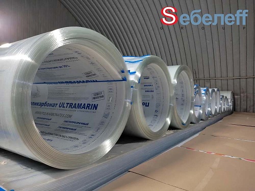 картинка Сотовый поликарбонат 4 мм ULTRAMARIN прозрачный, 6 м