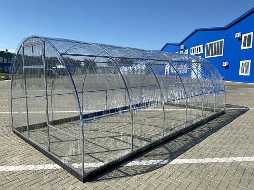картинка Профилированный поликарбонат 0,8 мм 6 метров C-8 прозрачный